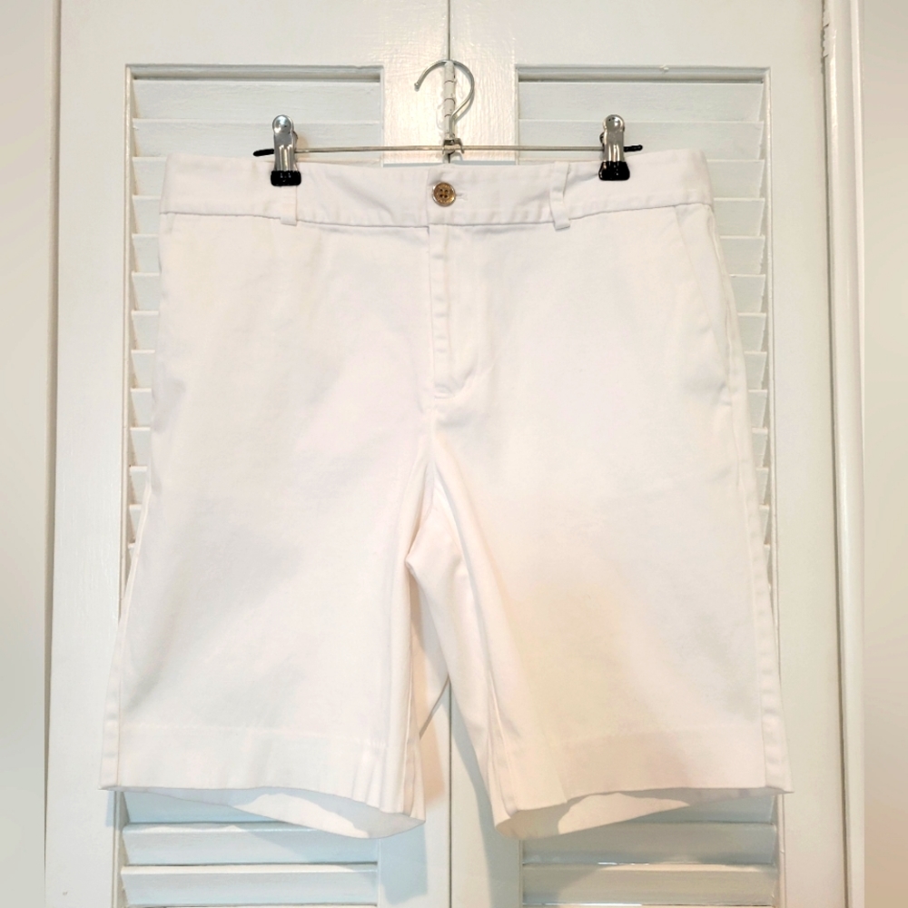 Lauren Ralph Lauren Green Label White Bermuda Shorts Size 10